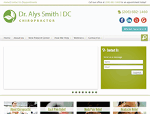 Tablet Screenshot of downtownseattlechiro.com